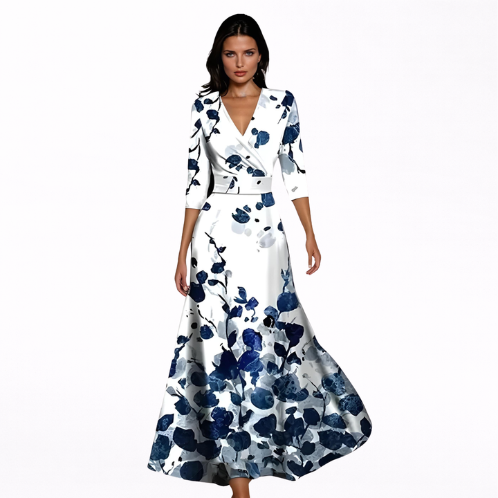 Emilia | Maxi Robe Fleurie Élégante