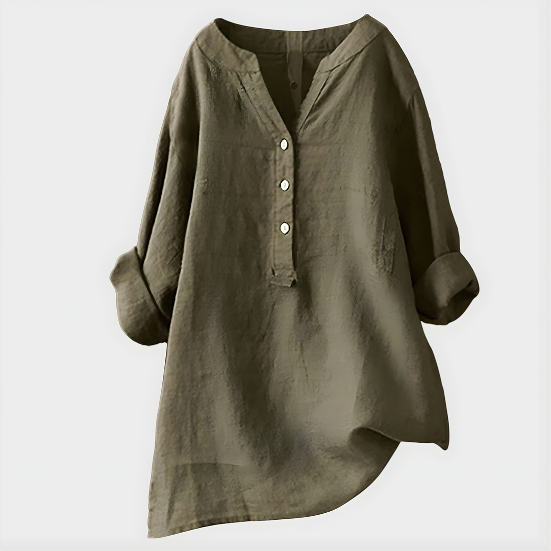 Veronica | Blouse élégante à col en V