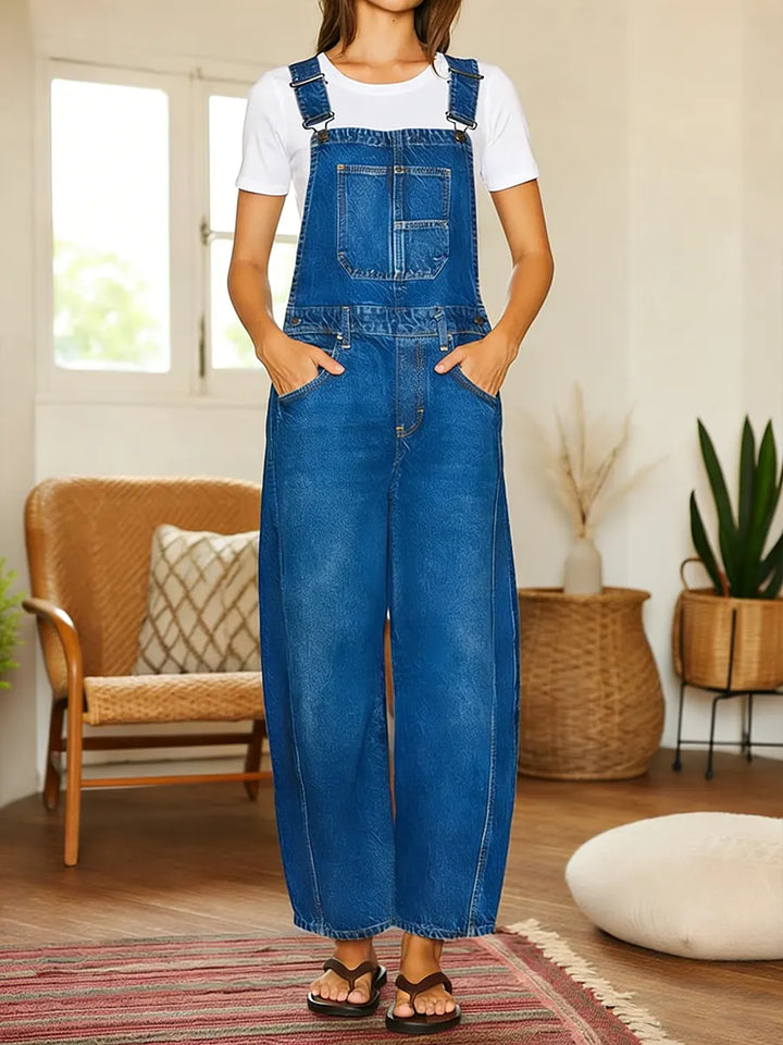 Nora | Salopette en Denim avec Poches