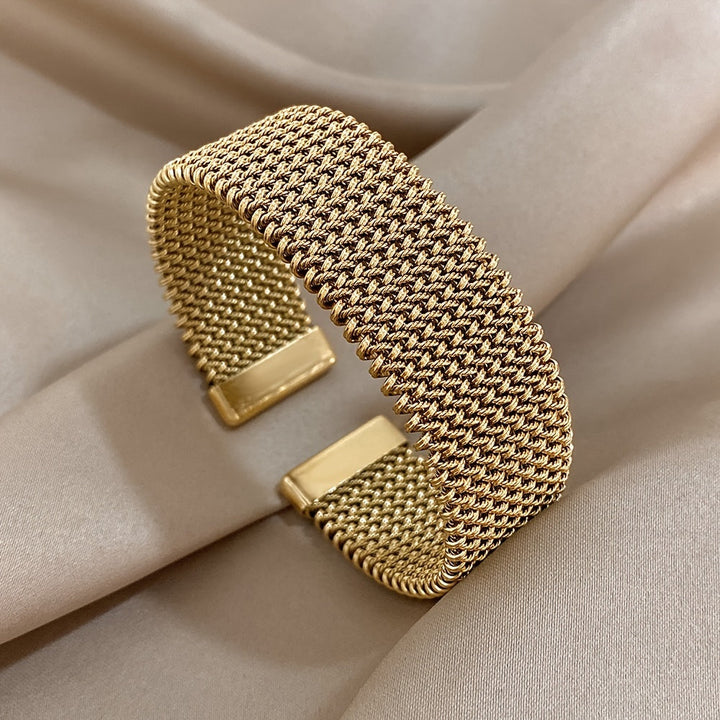 Bracelet en Acier Plaqué Or