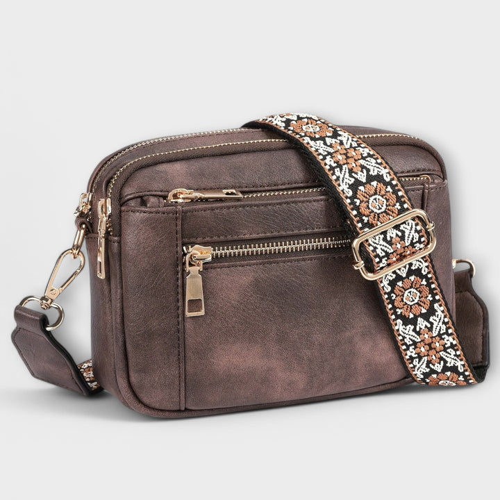 Sac à bandoulière en cuir végétalien