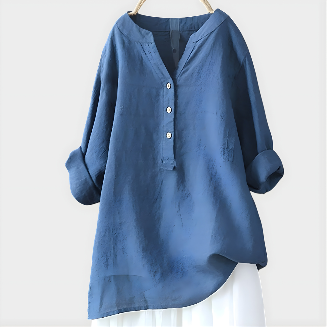 Veronica | Blouse élégante à col en V