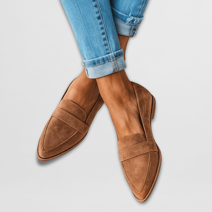 Helen | Chaussons orthopédiques en daim doux