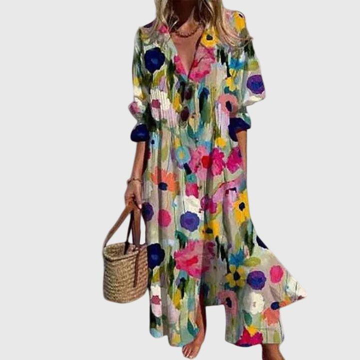 Zariah | Robe fleurie luxueuse