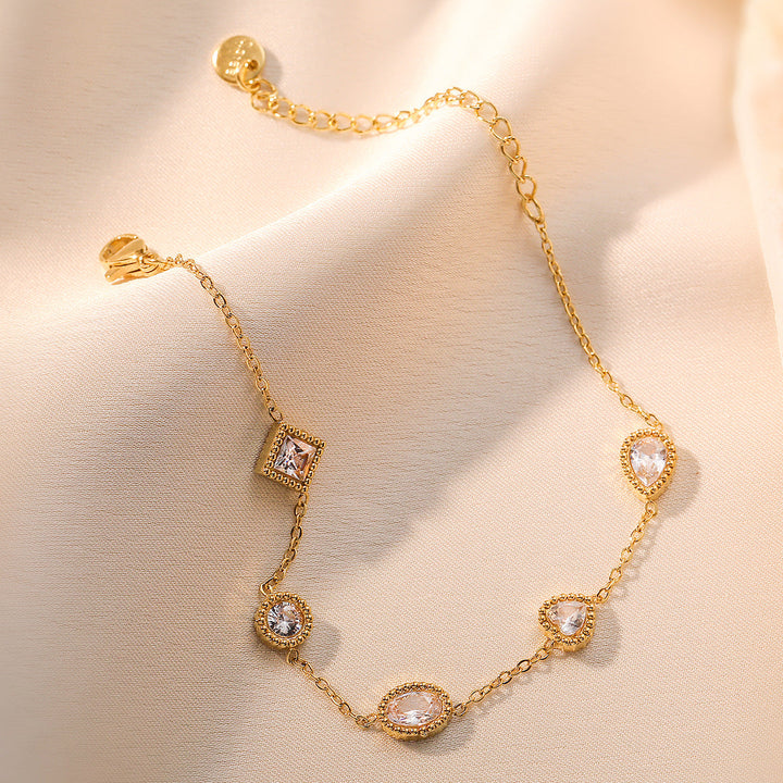 Bracelet élégant émeraude