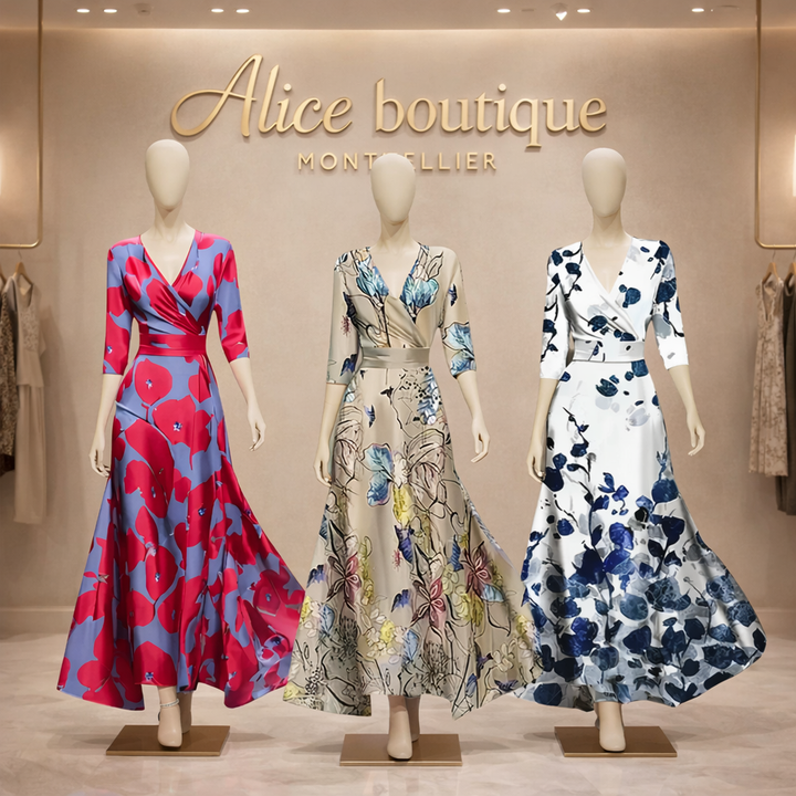 Lucia | Robe fleurie luxueuse