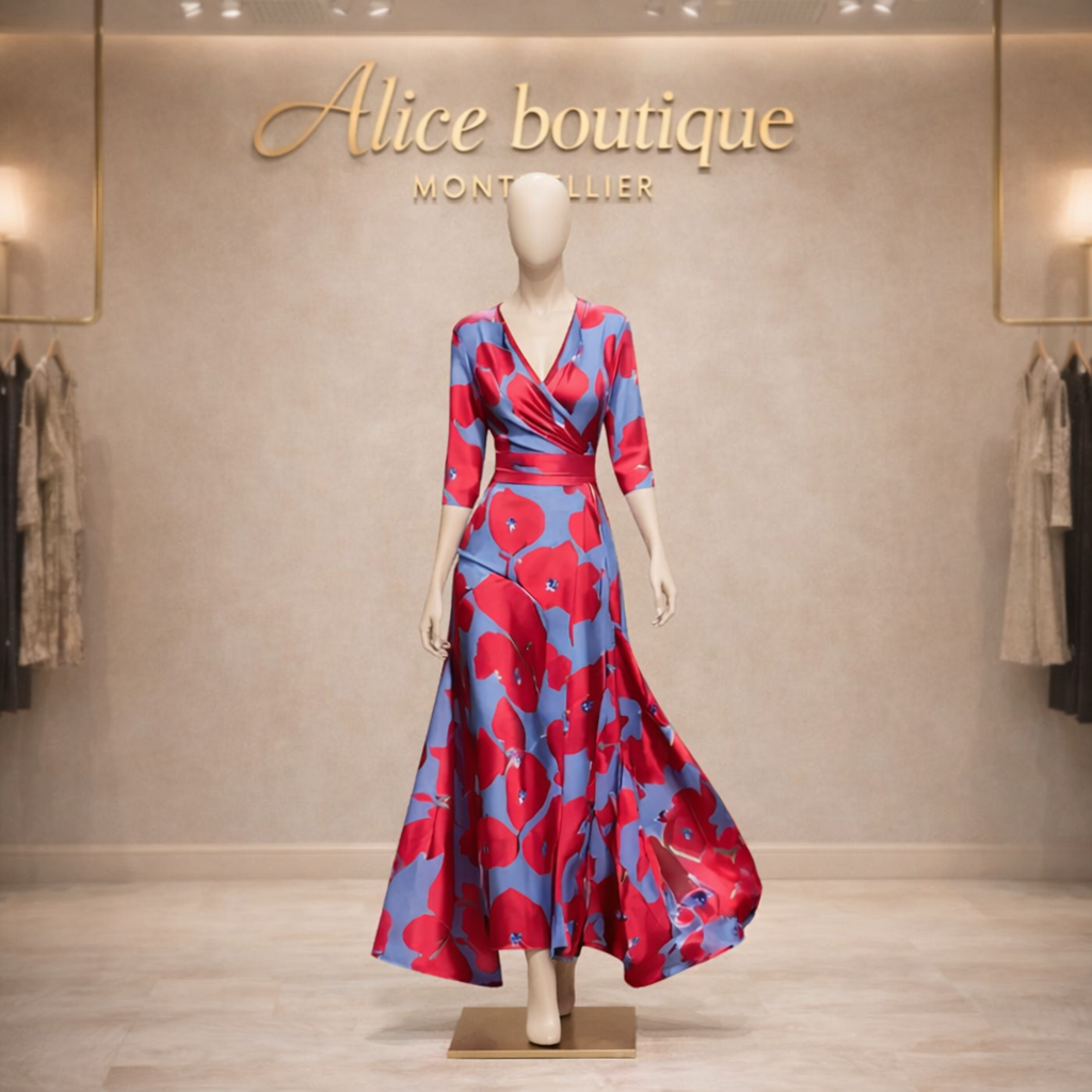 Lucia | Robe fleurie luxueuse