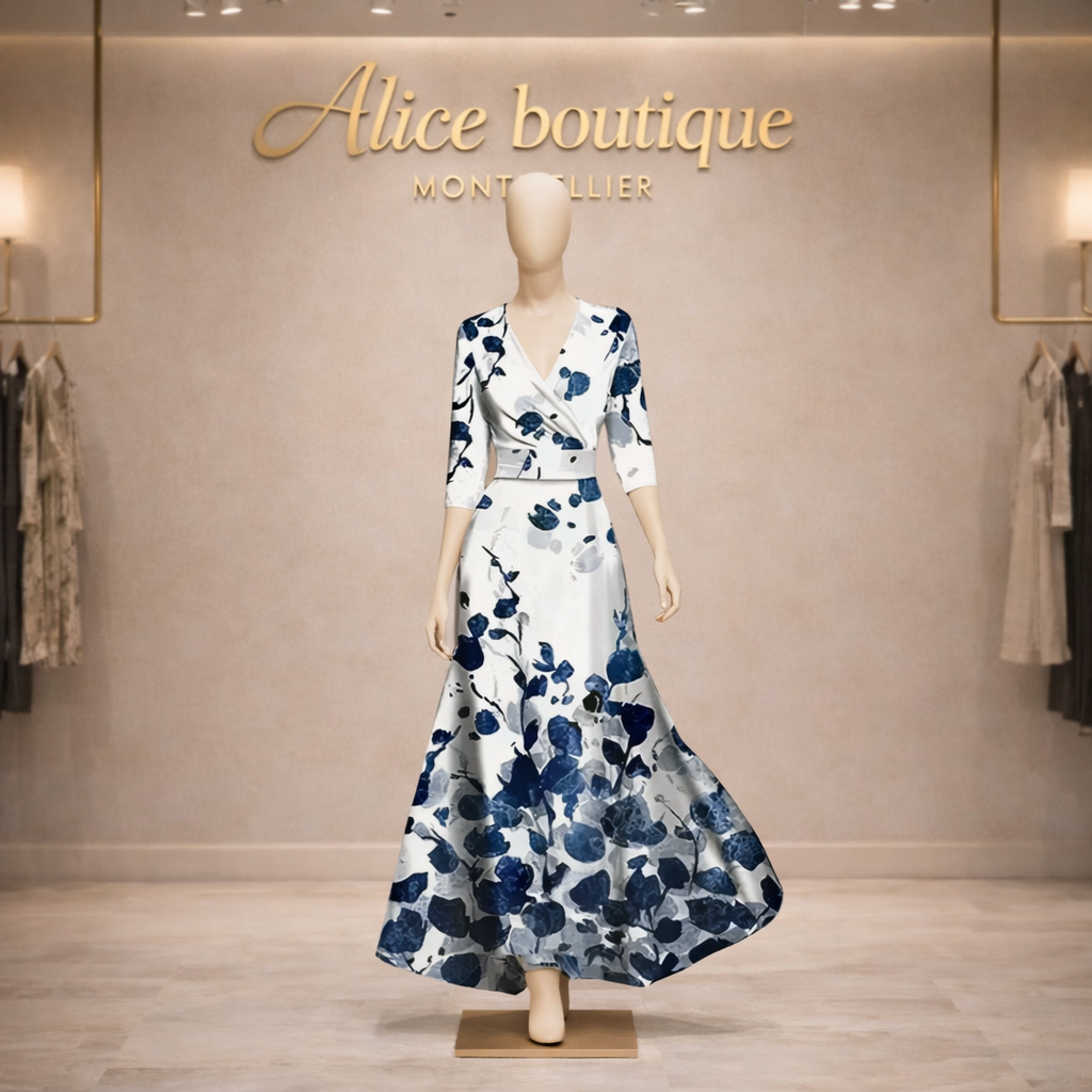 Lucia | Robe fleurie luxueuse