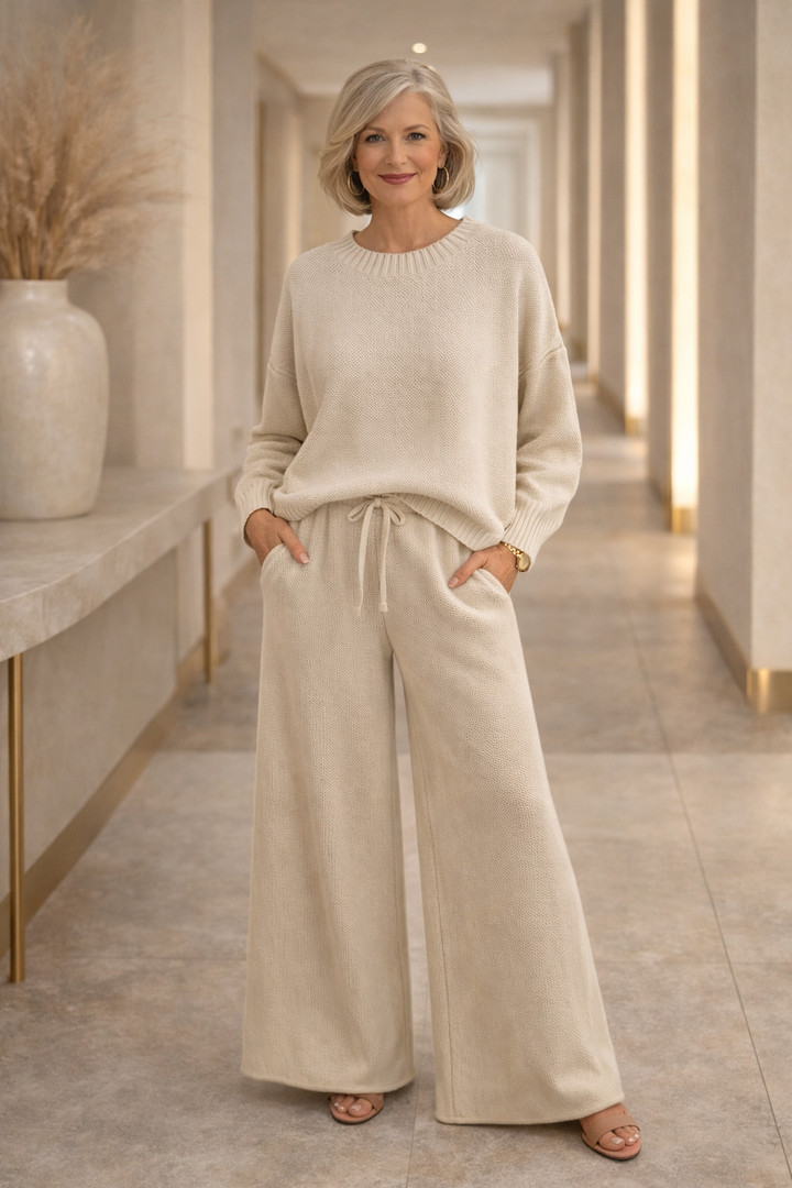 Ensemble de Loungewear Tricoté Confortable Emily™