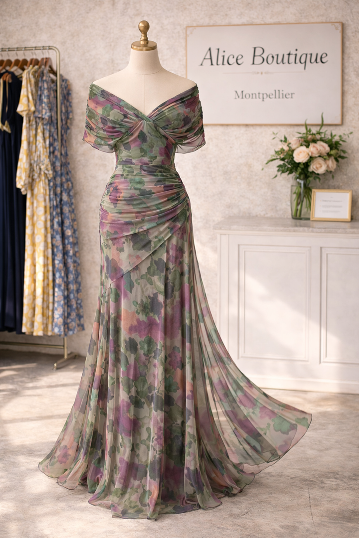 Robe Maxi Élégance Florale (ÉDITION LIMITÉE !)