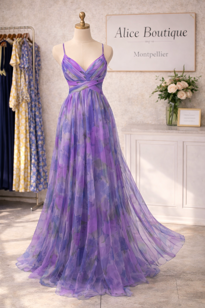 Robe Maxi Élégance Florale (ÉDITION LIMITÉE !)