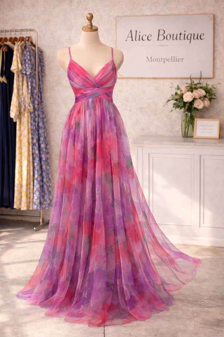 Robe Maxi Élégance Florale (ÉDITION LIMITÉE !)