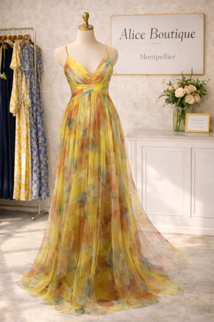 Robe Maxi Élégance Florale (ÉDITION LIMITÉE !)