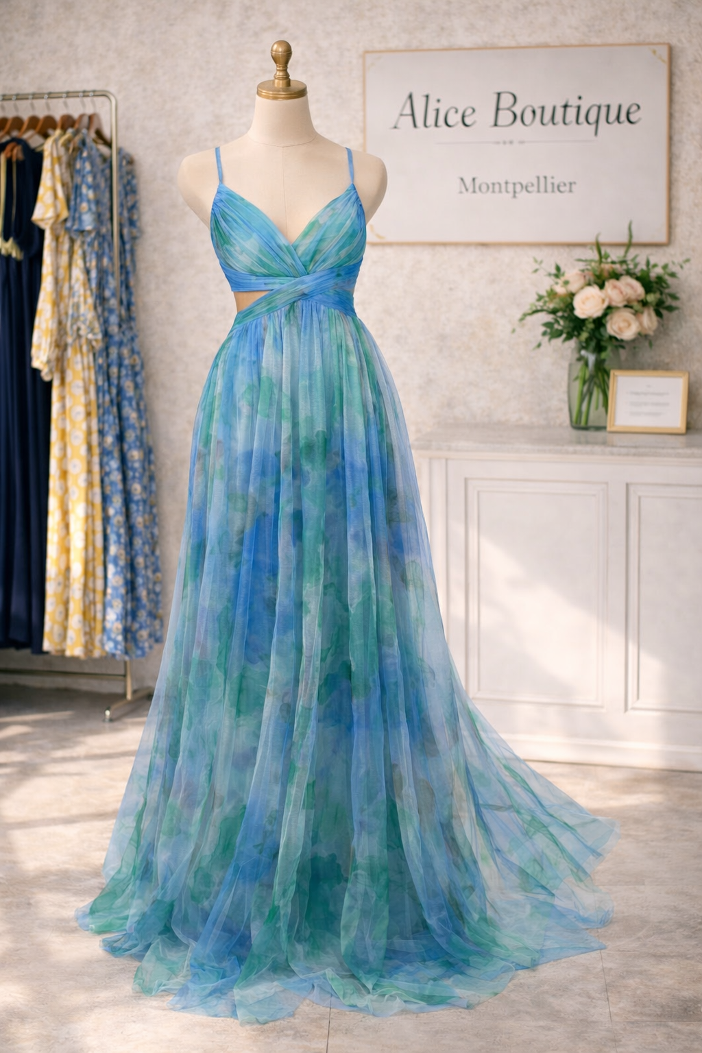 Robe Maxi Élégance Florale (ÉDITION LIMITÉE !)