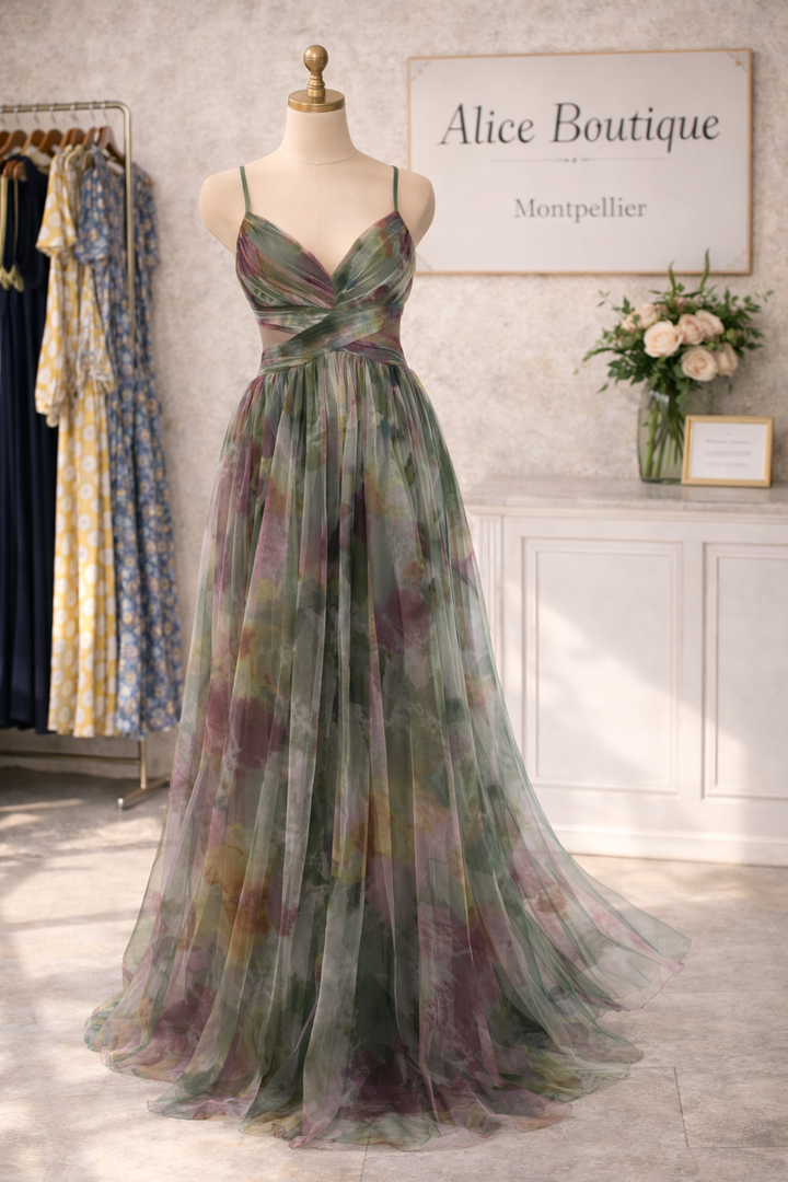Robe Maxi Élégance Florale (ÉDITION LIMITÉE !)