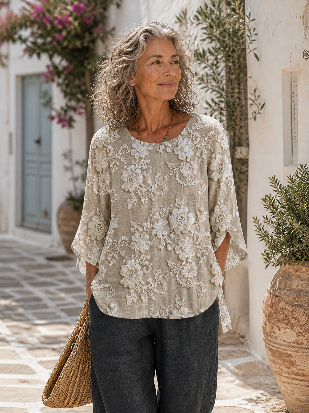 Abigail | Haut Imprimé Vintage