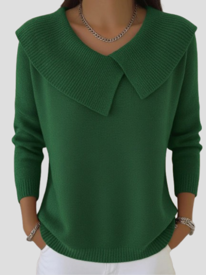 Pull chaud à col doux