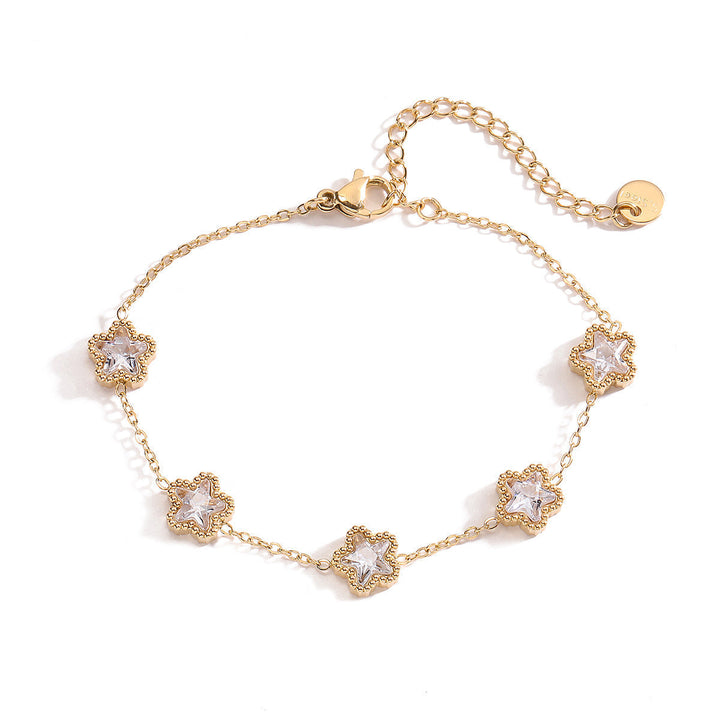 Bracelet élégant émeraude