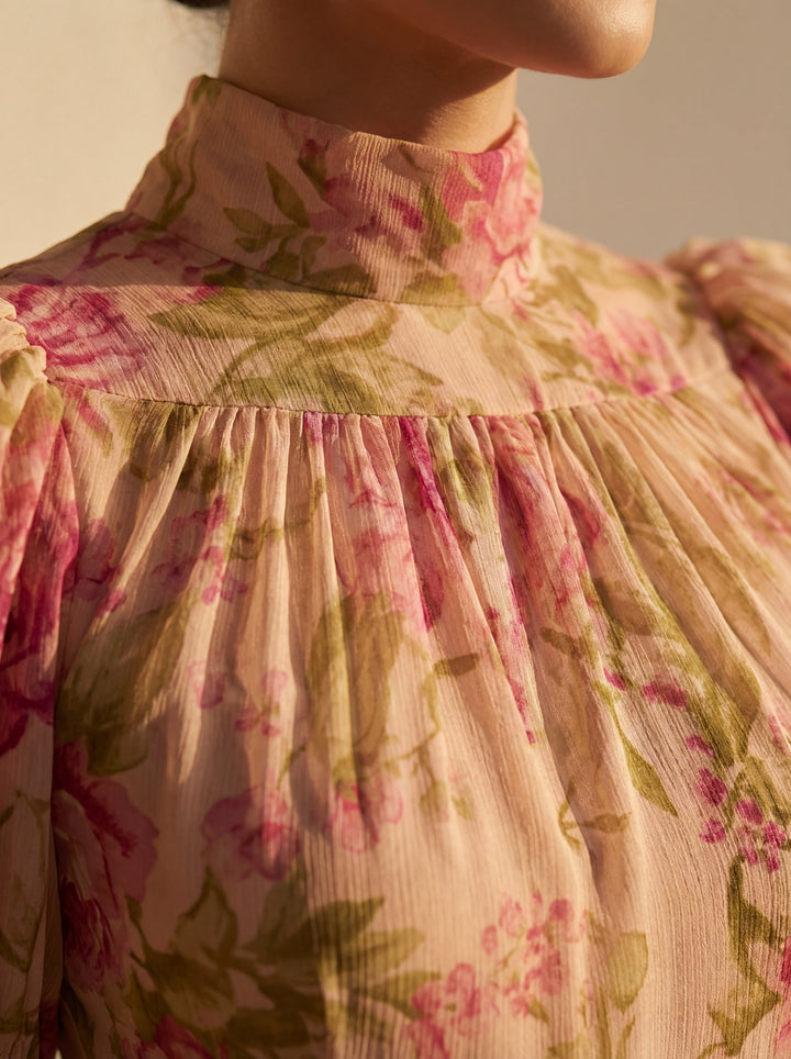 Robe aux roses