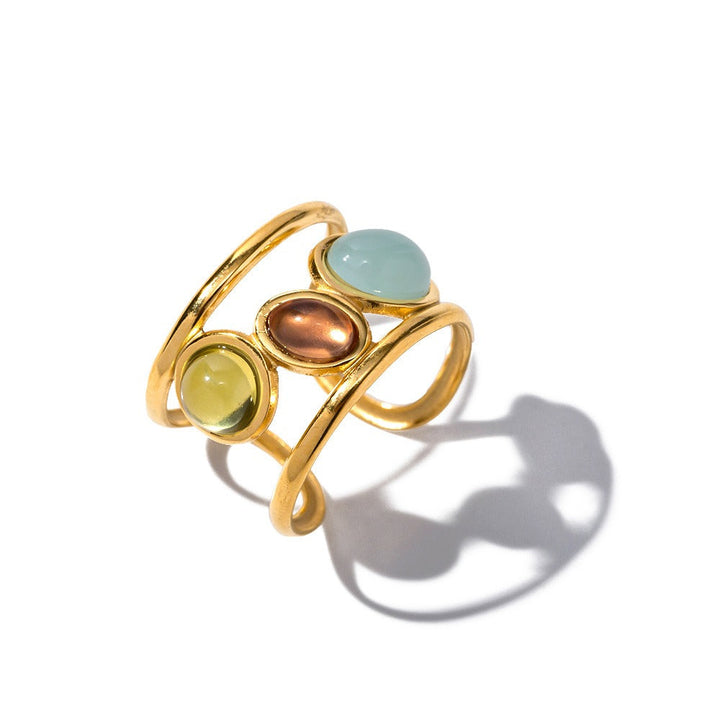 Bague trio élégante