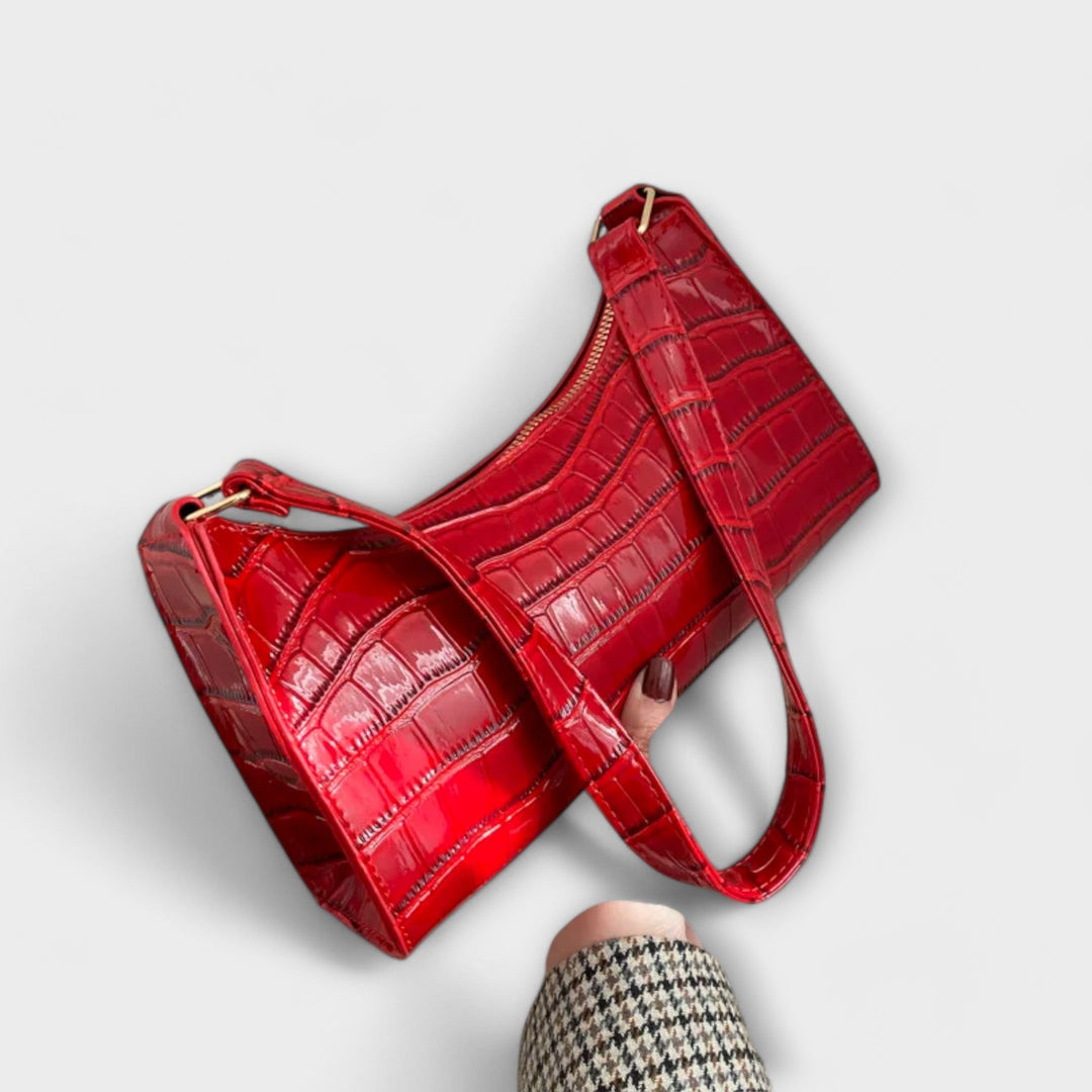 Sac en cuir éclatant