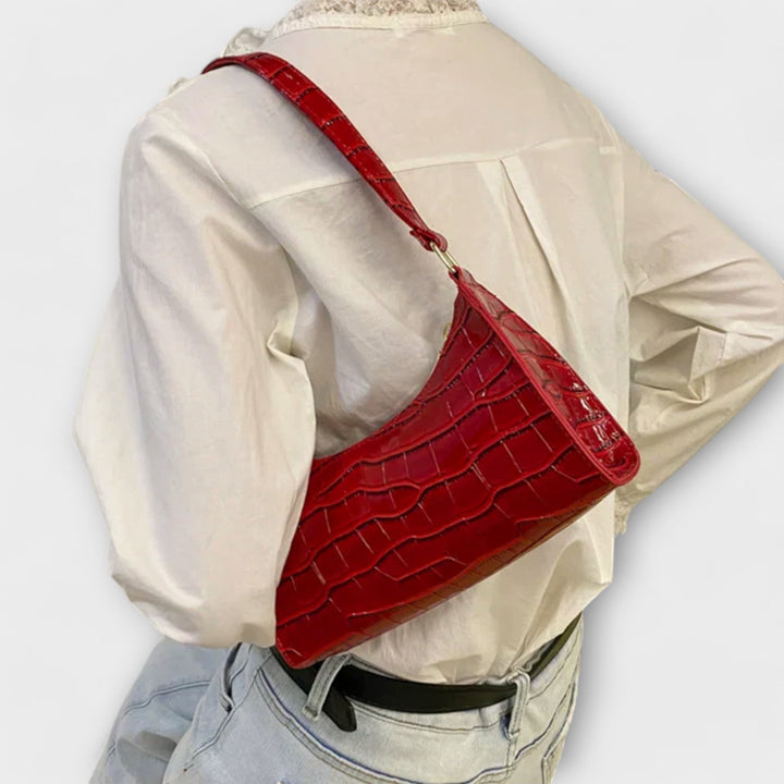 Sac en cuir éclatant