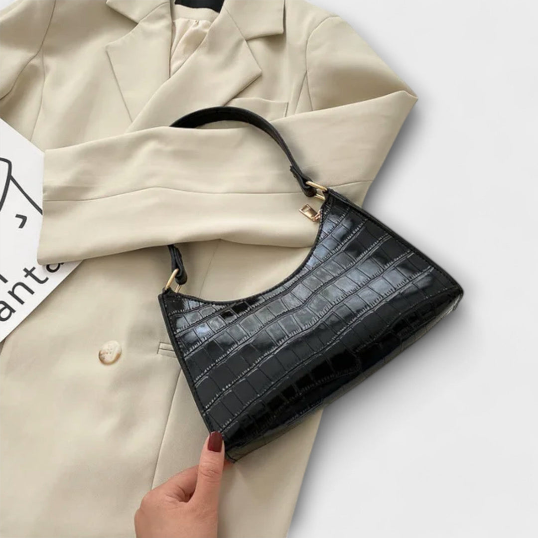 Sac en cuir éclatant