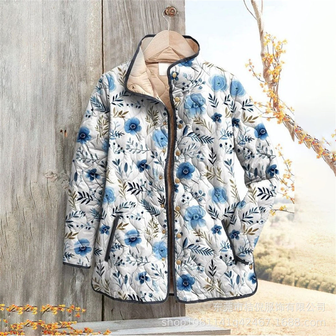 Veste Matelassée Fleurie – Élégance et Confort pour le Printemps