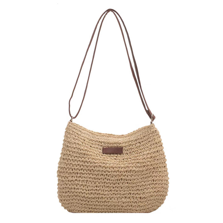 Sac de Plage en Paille Tressée