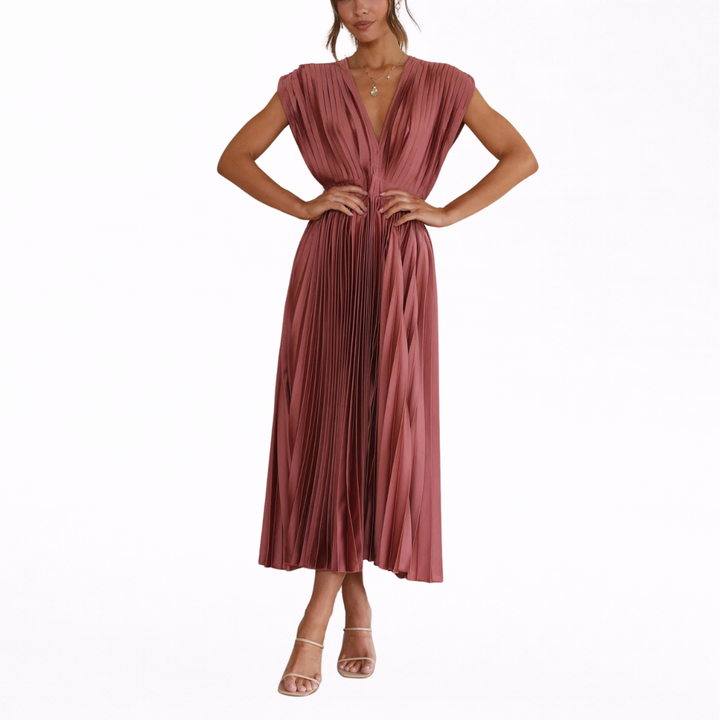 Isla | Robe plissée élégante