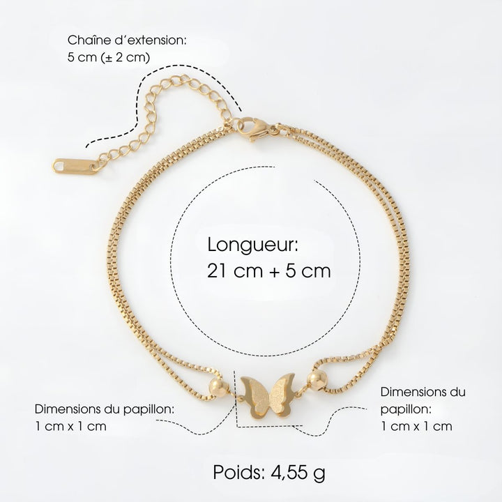 Bracelet de Cheville Papillon