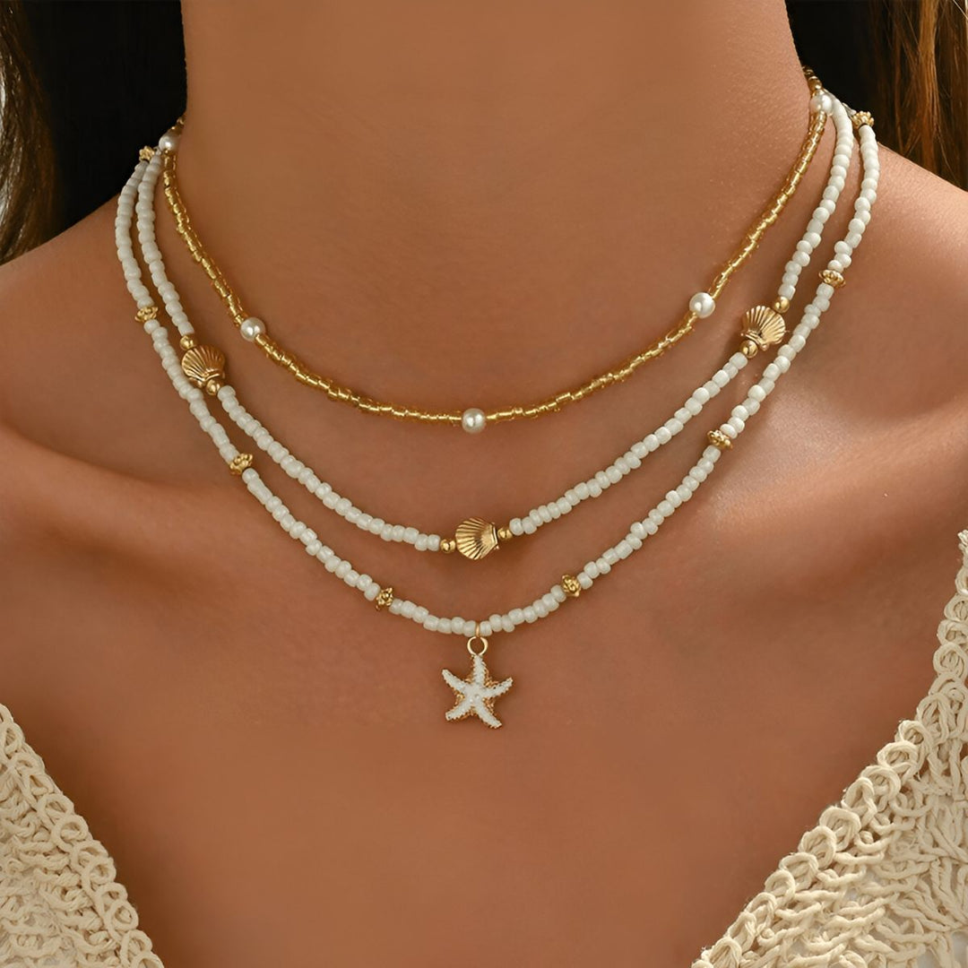 Collier à 3 Rangs