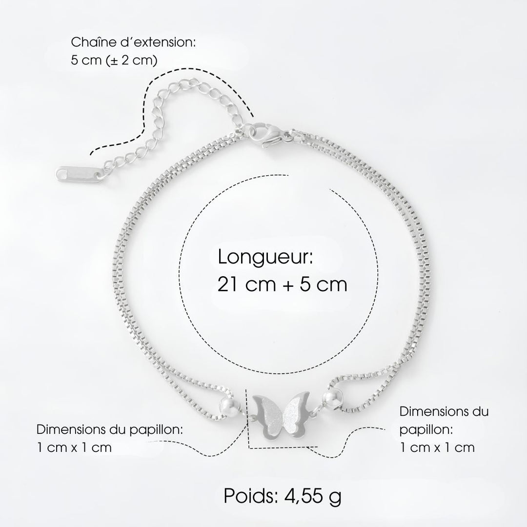 Bracelet de Cheville Papillon