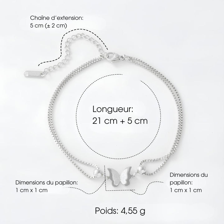 Bracelet de Cheville Papillon
