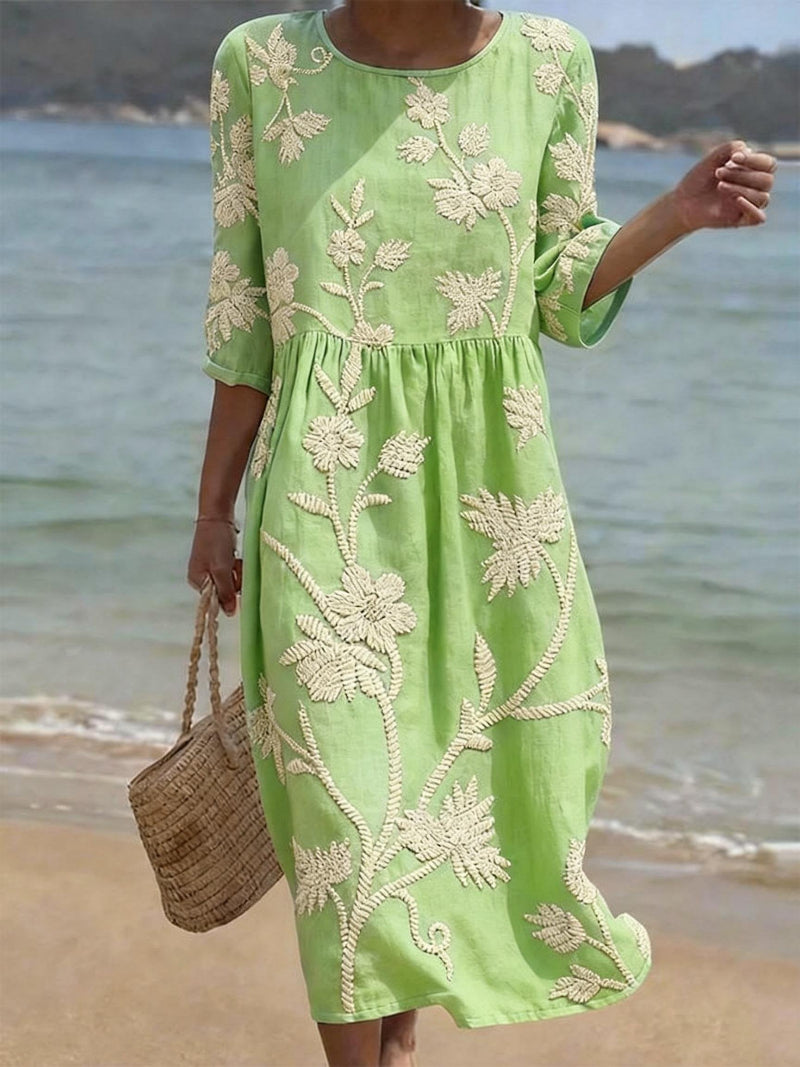 Eleonora™ | Robe Vintage Brodée