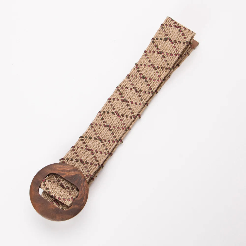 Ceinture tressée à boucle Calla