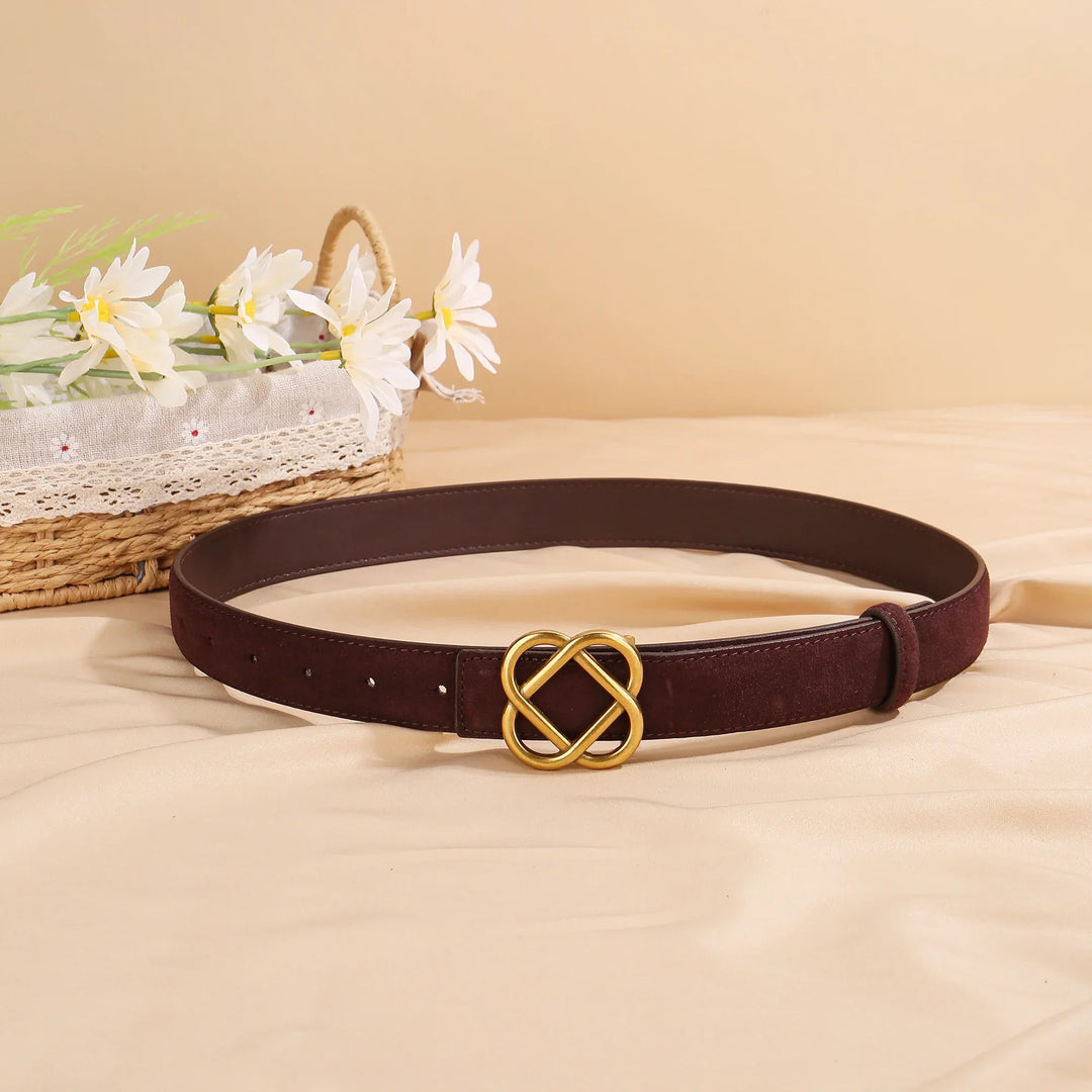 Ceinture en daim à boucle Everlyn