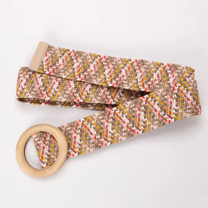 Ceinture tressée à boucle Calla