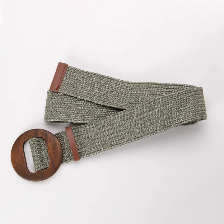 Ceinture tressée à boucle Calla