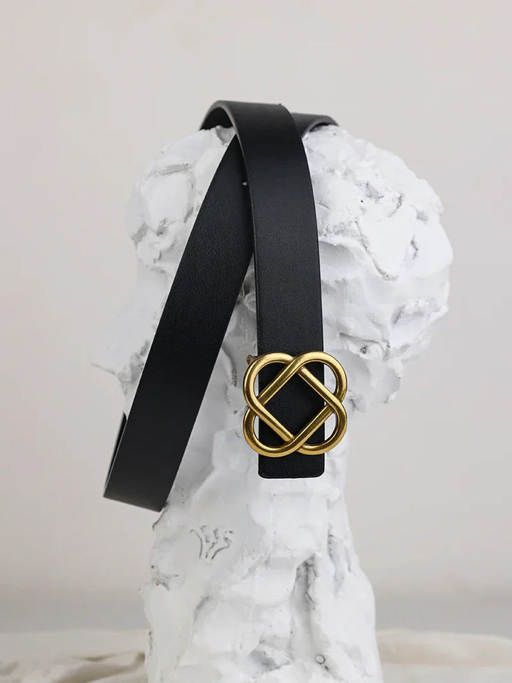 Ceinture en daim à boucle Everlyn