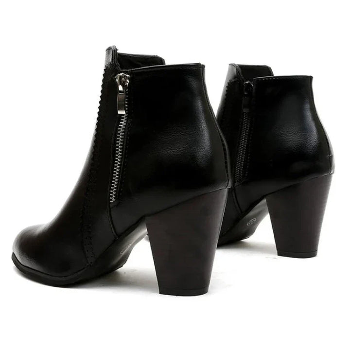 Bottes à Talons Chunky Rétro
