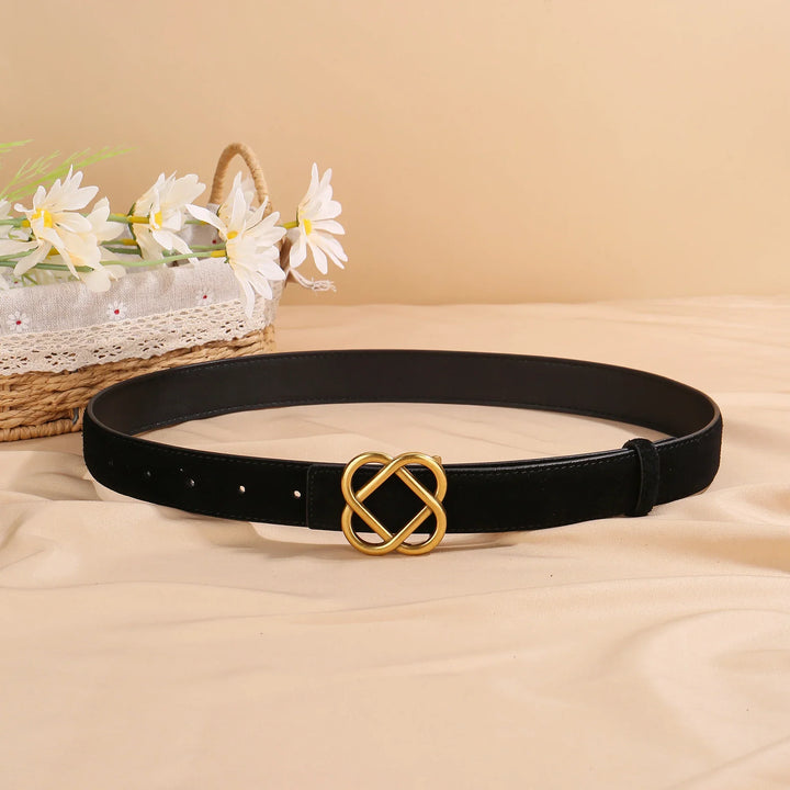 Ceinture en daim à boucle Everlyn