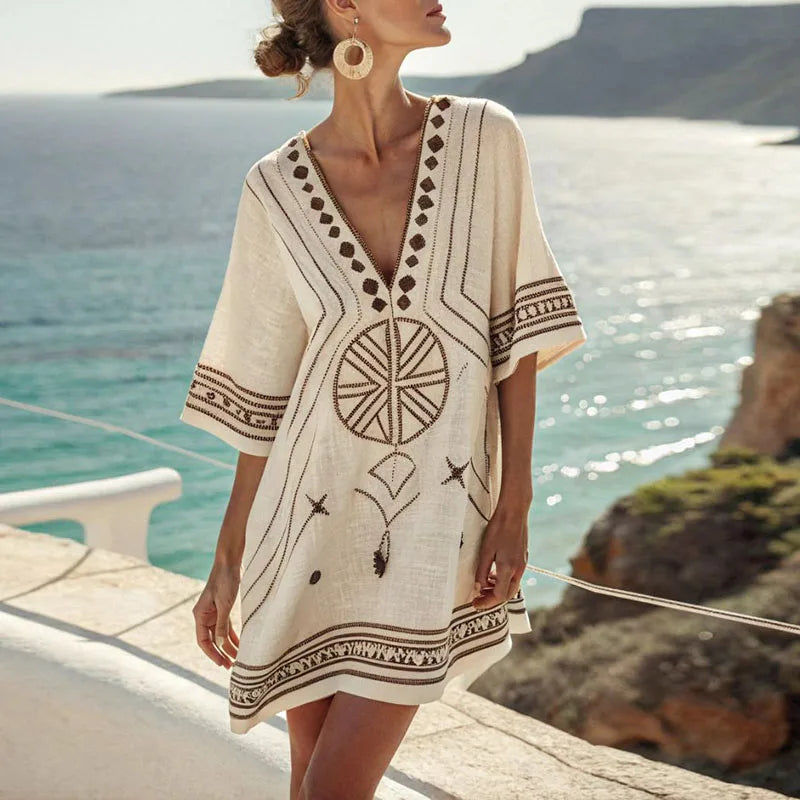Danique - Robe de Plage Élégante pour un Look Estival