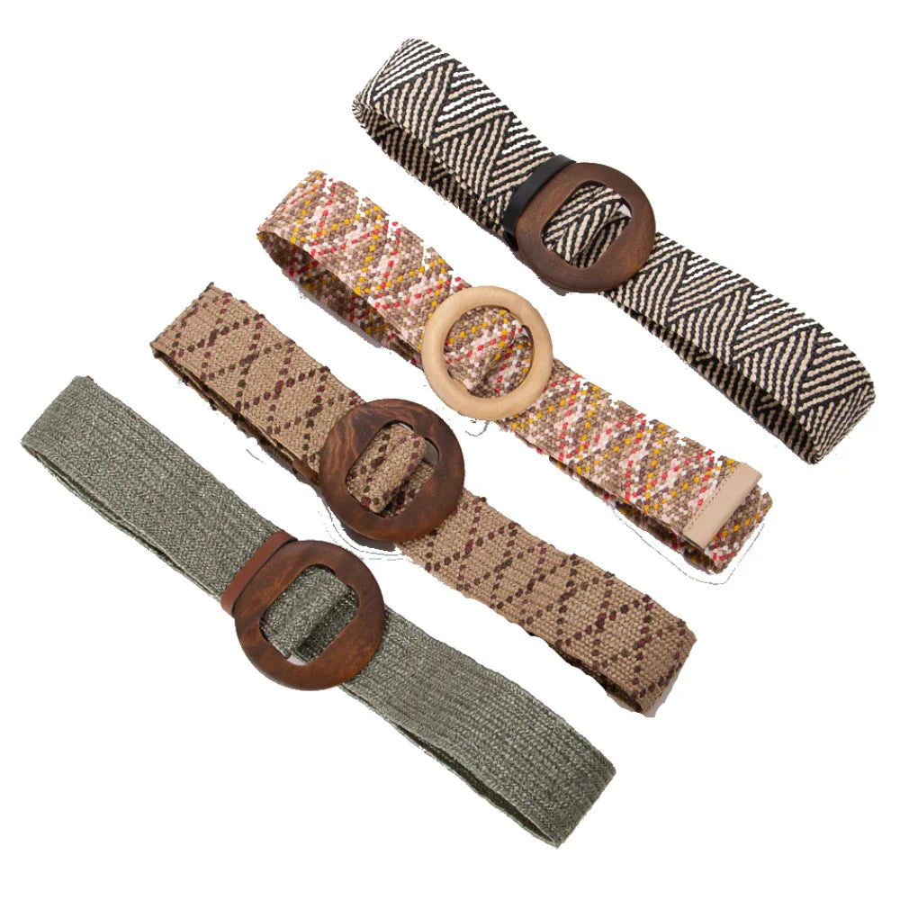 Ceinture tressée à boucle Calla