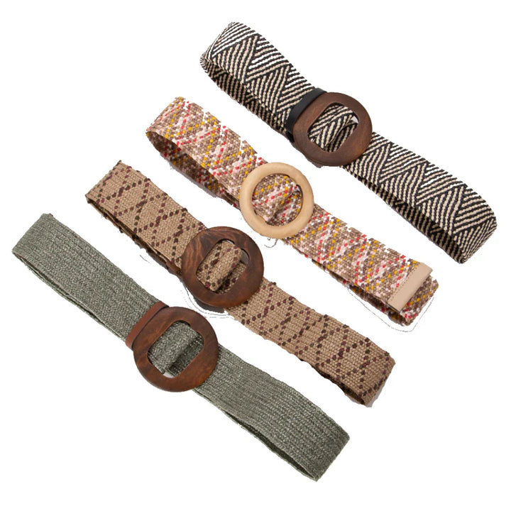 Ceinture tressée à boucle Calla