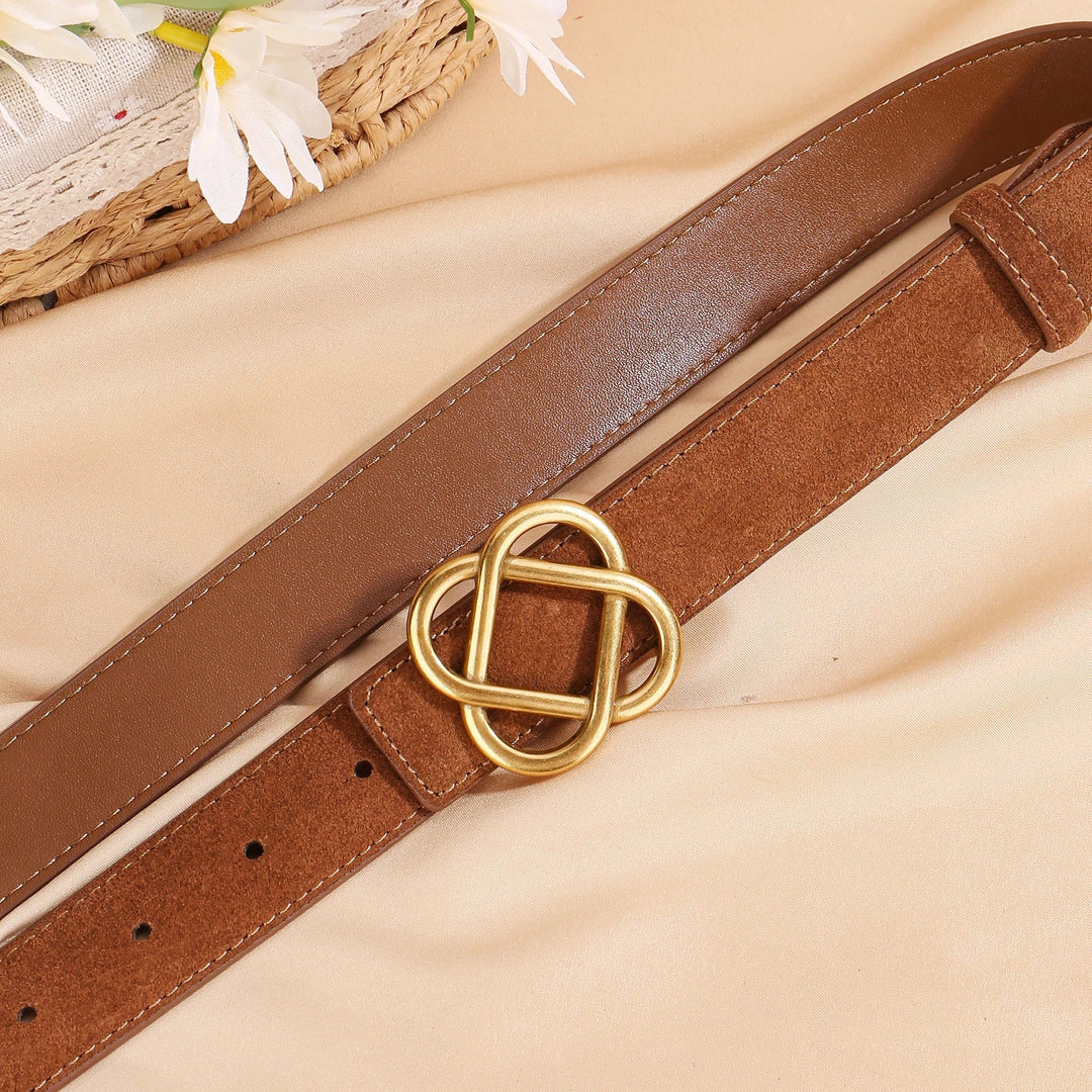 Ceinture en daim à boucle Everlyn