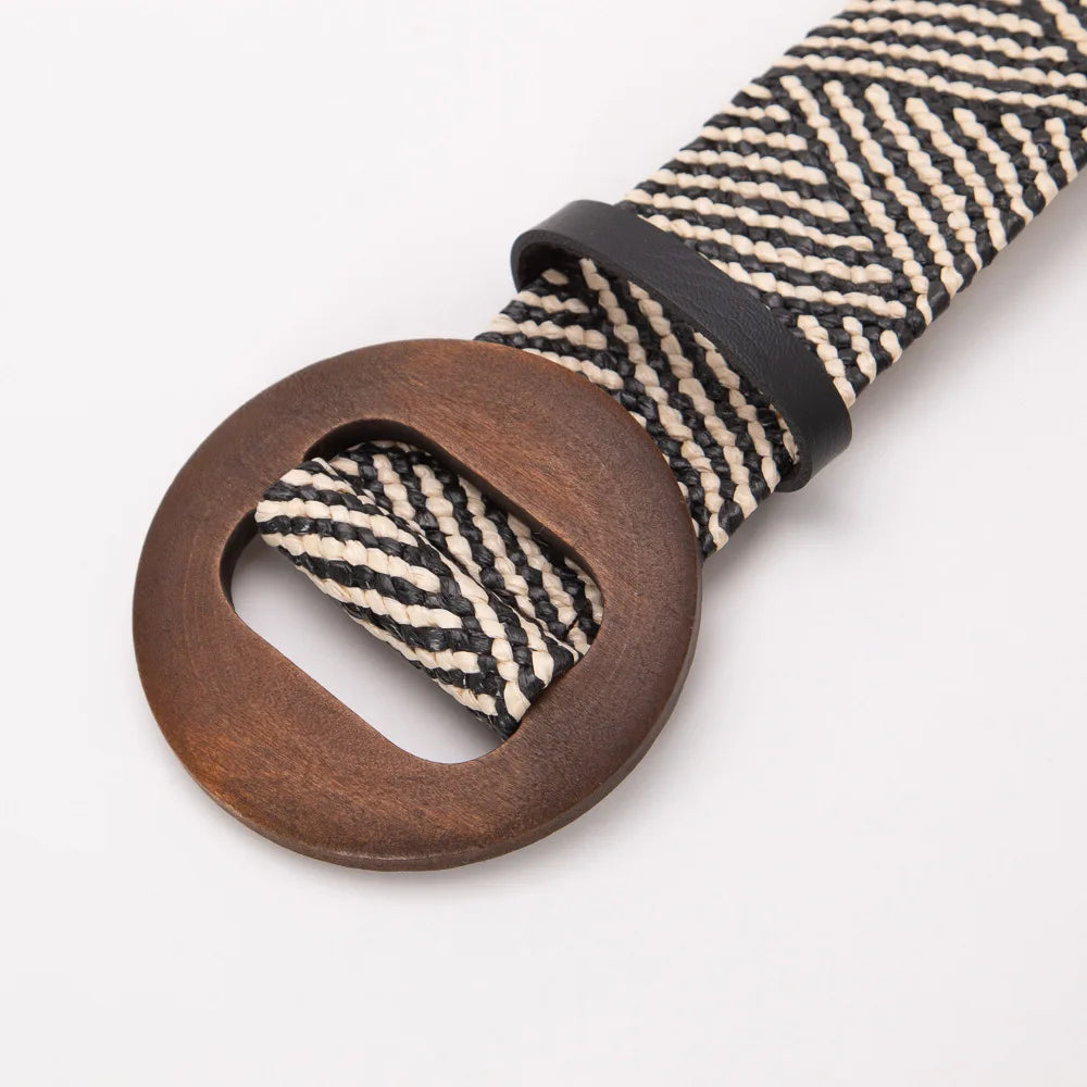 Ceinture tressée à boucle Calla