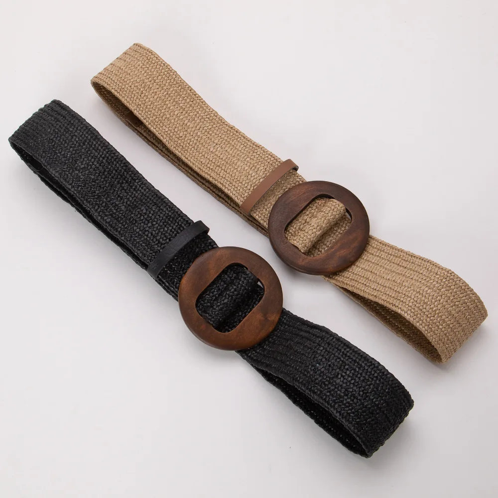 Ceinture tressée à boucle Calla