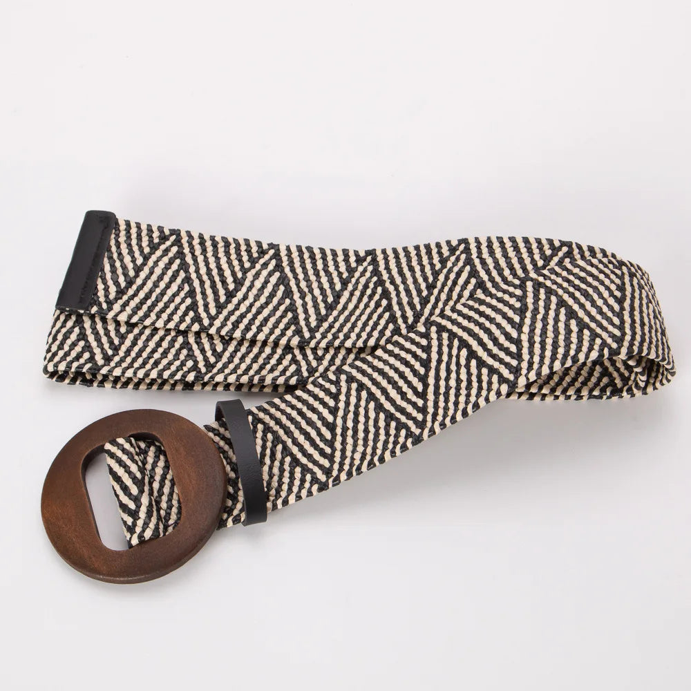 Ceinture tressée à boucle Calla