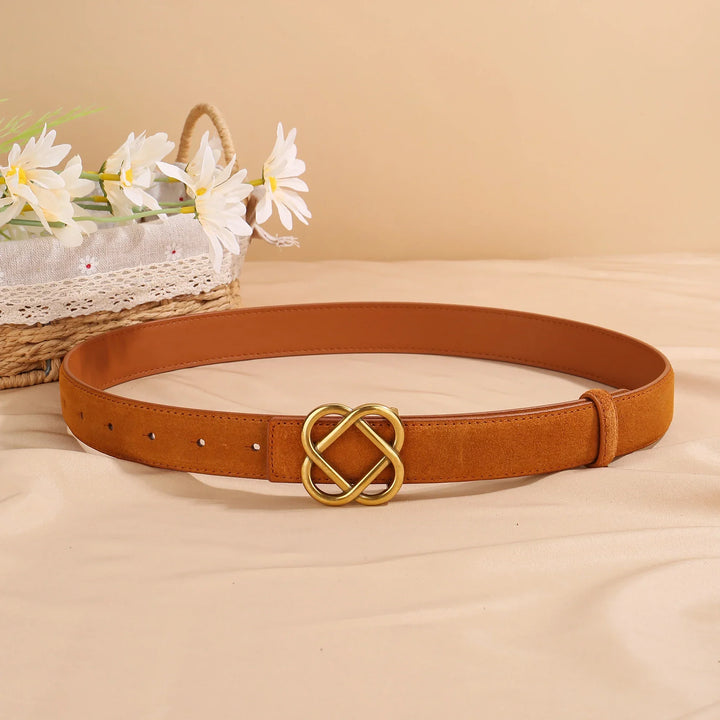 Ceinture en daim à boucle Everlyn